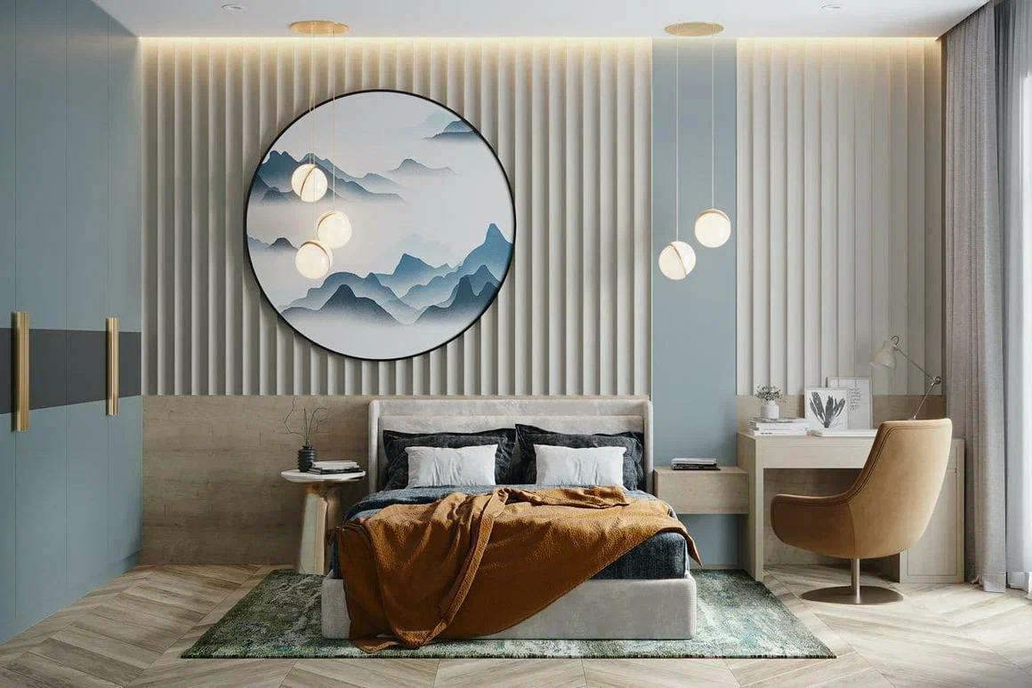 Дизайн-проект квартиры в ЖК «RiverSky (РиверСкай)» в Москве — 70 м²