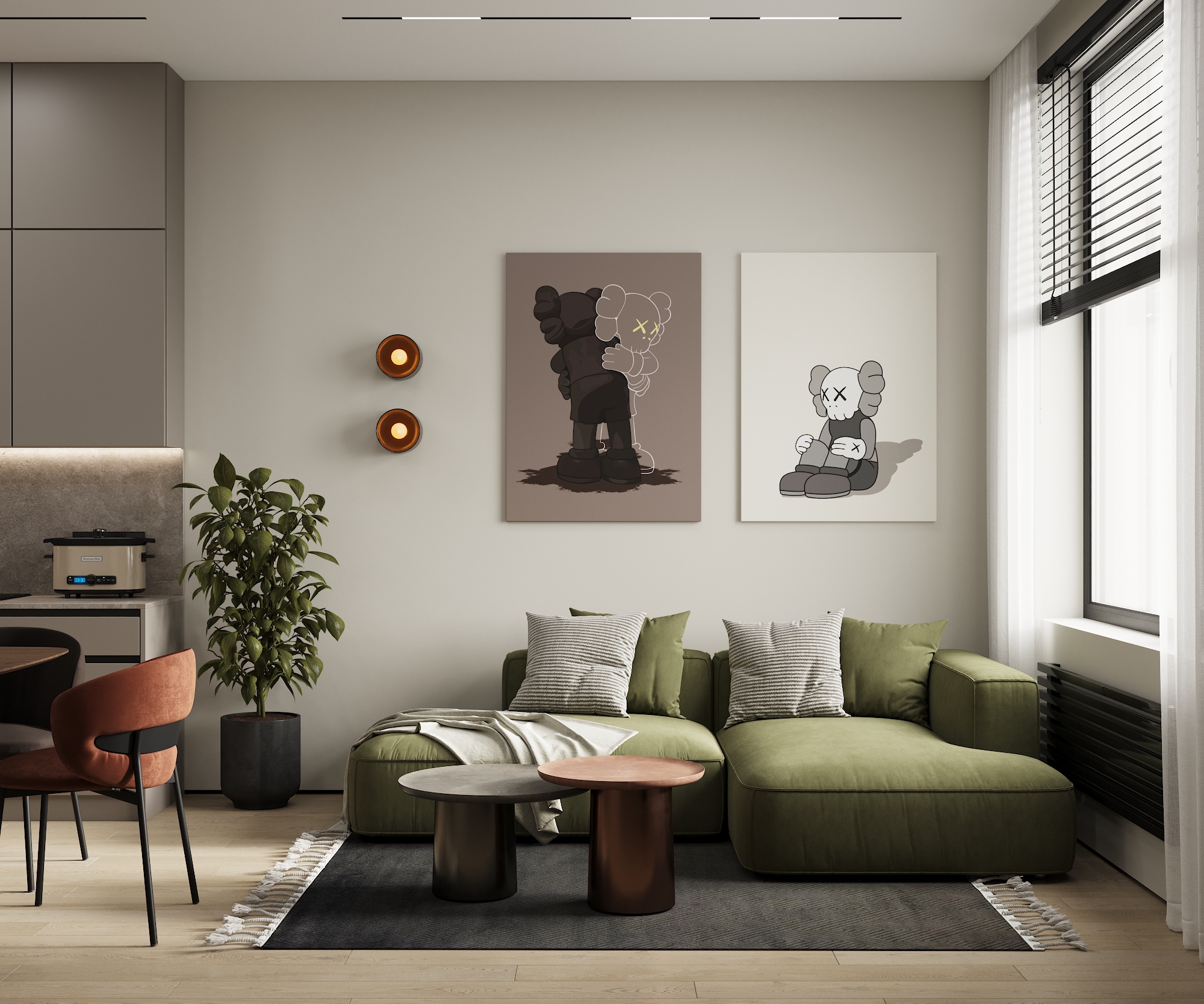 Дизайн-проект квартиры в ЖК «Бадаевский» в Москве в стиле современного минимализма