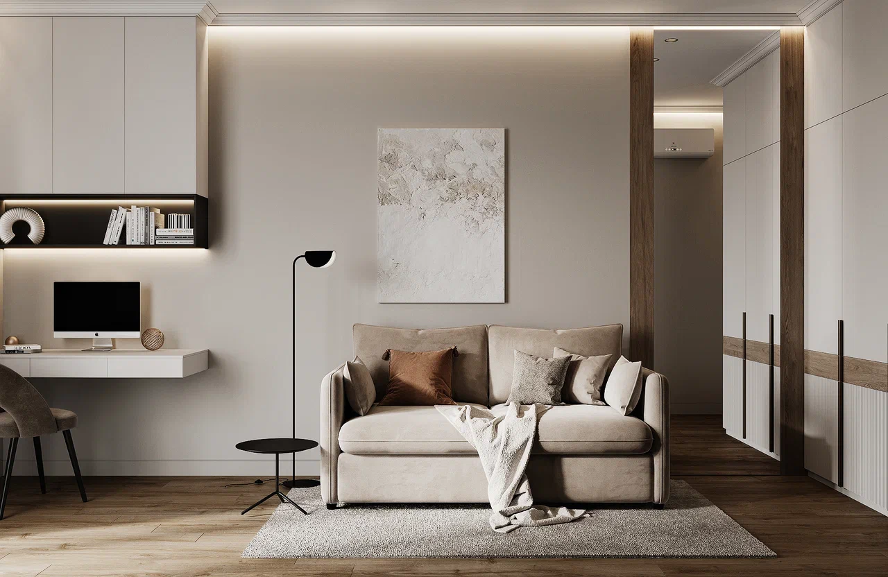 Дизайн интерьера гостевой комнаты