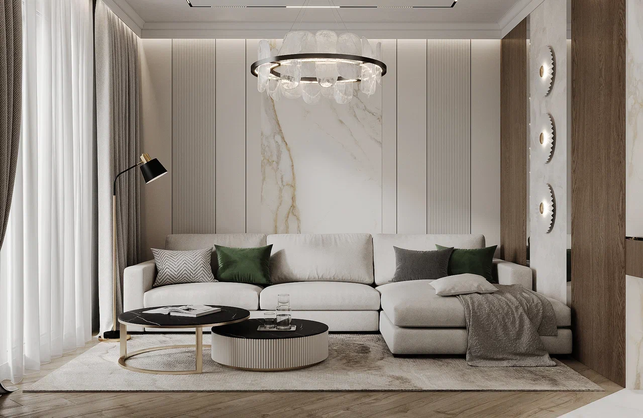 Дизайн-проект квартиры в современном стиле в ЖК «Большой, 67» в Санкт-Петербурге