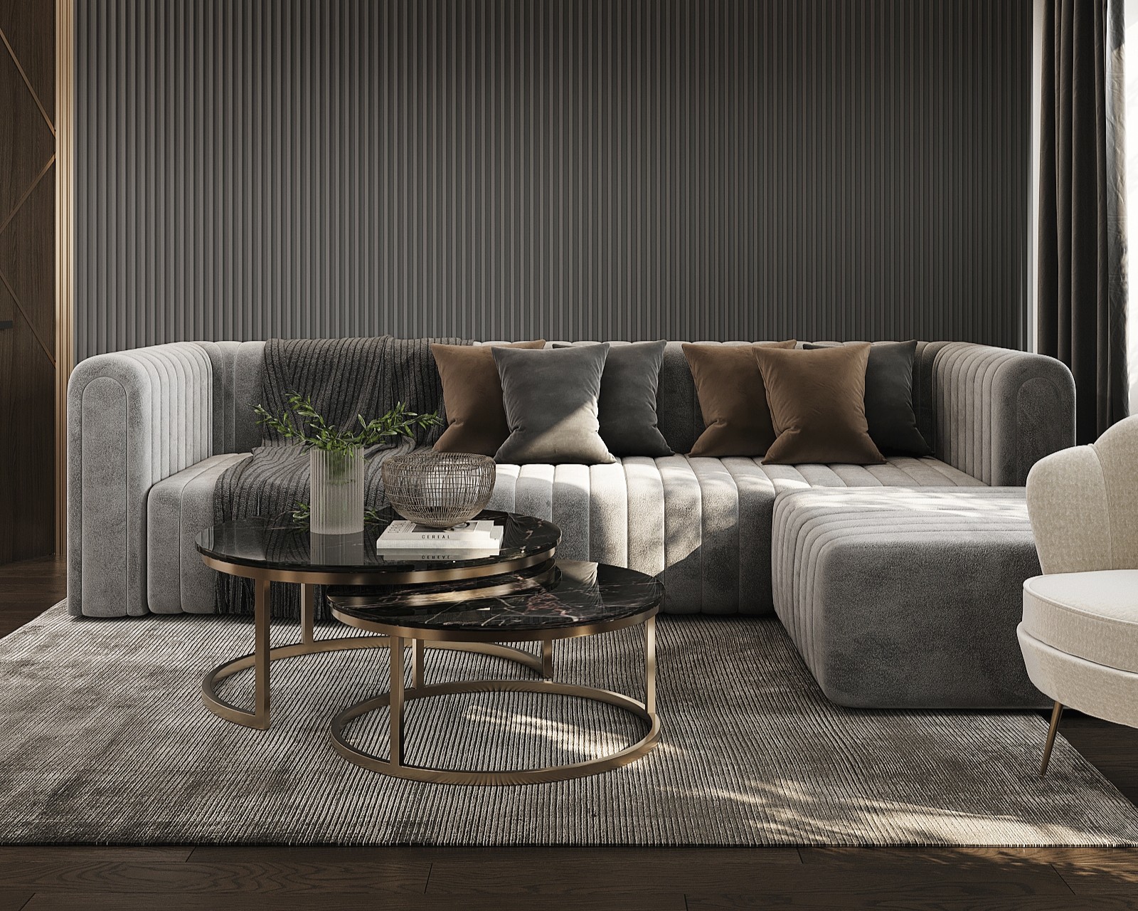 Дизайн-проект квартиры в ЖК «West Tower (Вест Тауэр)» в Москве: “умное” пространство с элементами арт-деко