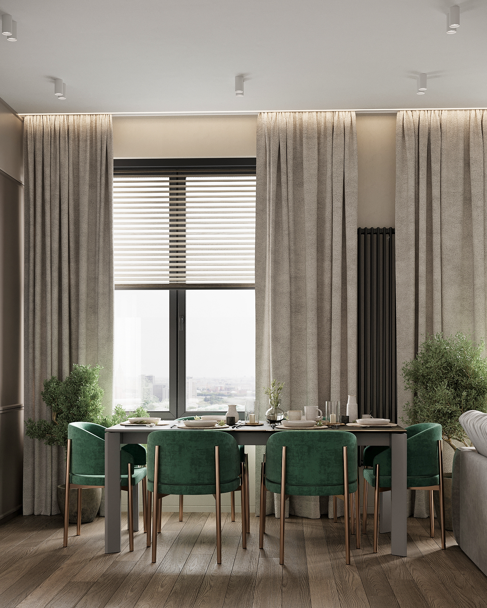 Дизайн интерьера квартиры в ЖК «Мануфактура James Beck (Джеймс Бек)» в Санкт-Петербурге в стиле современный минимализм