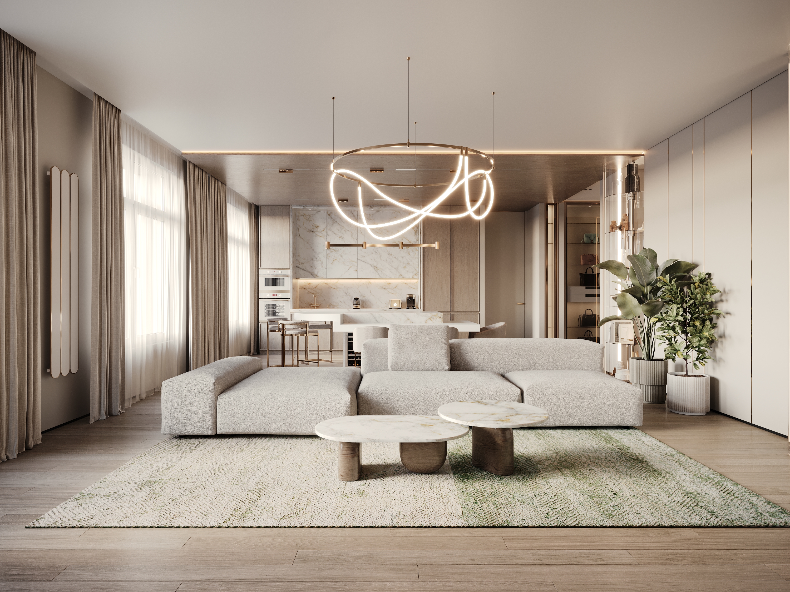 Дизайн-проект квартиры в ЖК «West Garden (Вест Гарден)» в Москве: интерьер с идеальной эргономикой