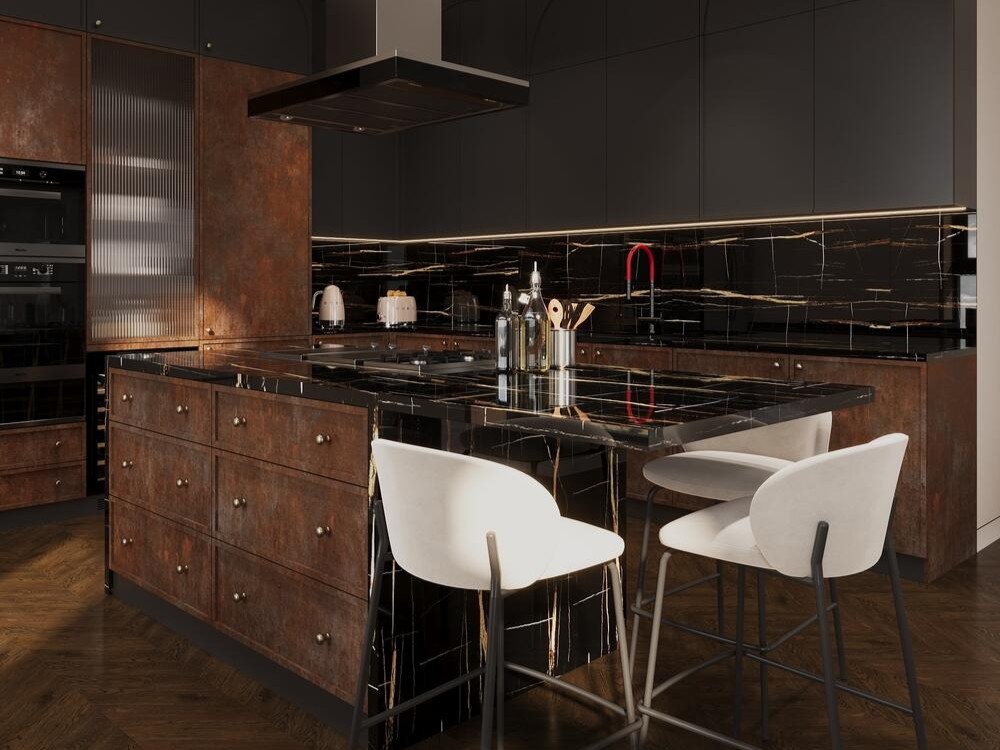 Дизайн-проект квартиры в ЖК «Полянка/44» в Москве в стиле эклектика — 179 м²