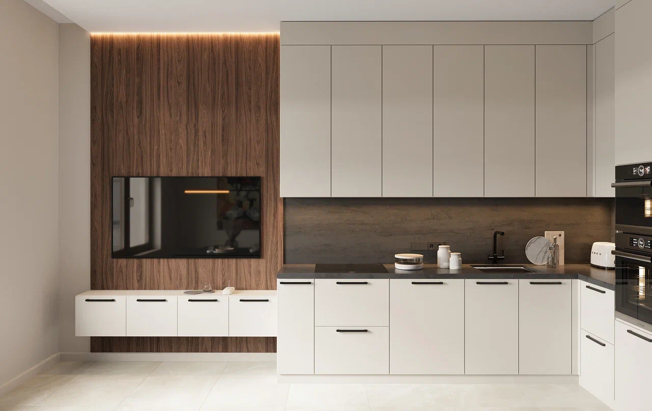 Дизайн интерьера квартиры в ЖК «Саларьево парк» в Москве в стиле современный минимализм