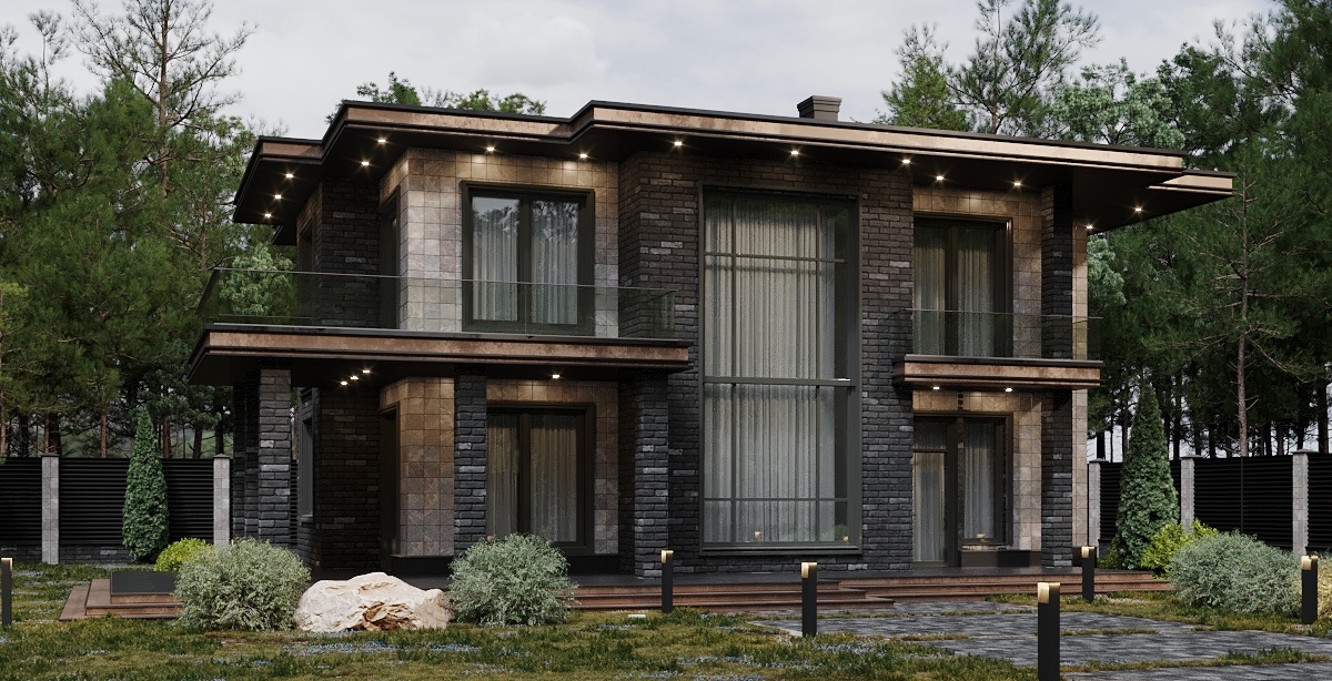 Экстерьер загородного частного дома и его важность