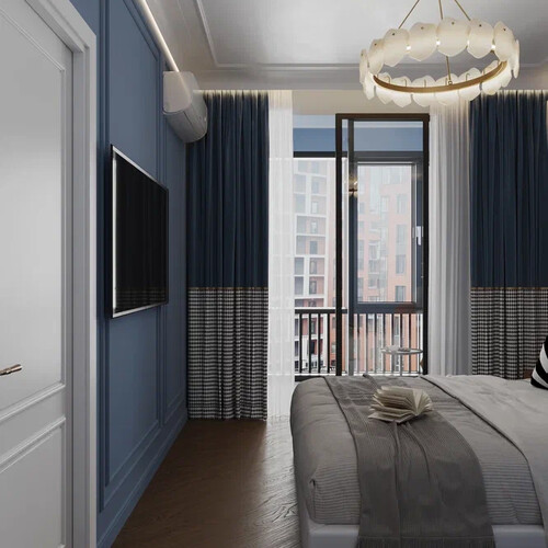 Спальня с гардеробной