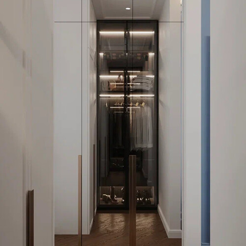 Спальня с гардеробной