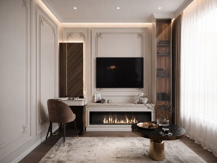 Современная классика в ЖК «Golden city» - 88 м²