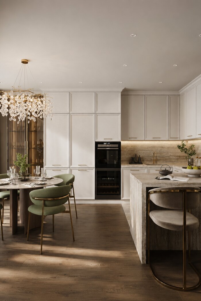 Современная классика в ЖК «Golden city» - 88 м²