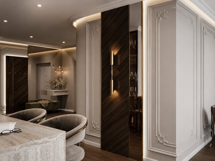 Современная классика в ЖК «Golden city» - 88 м²