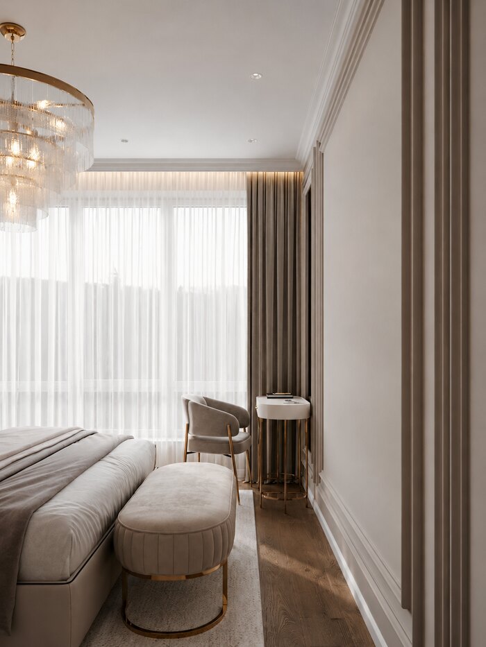Современная классика в ЖК «Golden city» - 88 м²