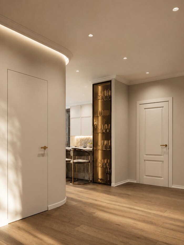 Современная классика в ЖК «Golden city» - 88 м²