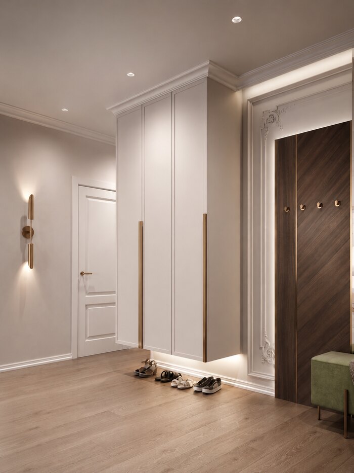 Современная классика в ЖК «Golden city» - 88 м²