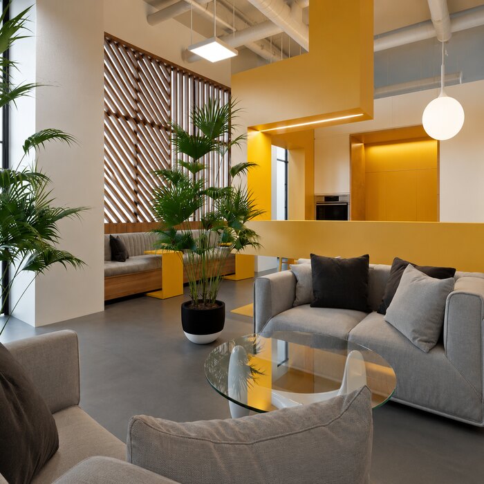 Дизайн офиса компании Яндекс Шеф - 650 м²
