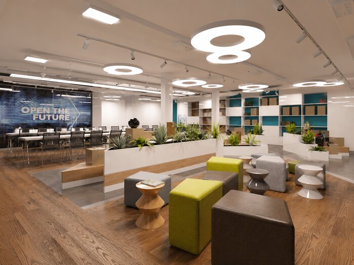 Дизайн офиса для компании Smurfit Kappa