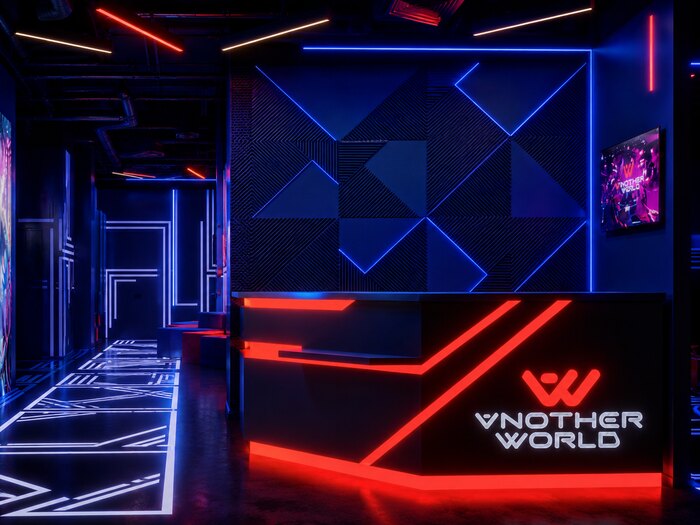 Дизайн парка виртуальной реальности Another World - 106 м²