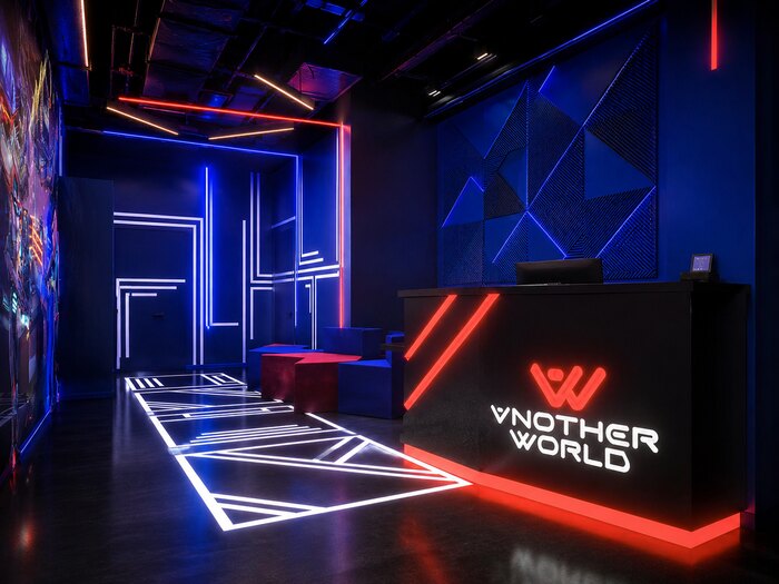 Дизайн парка виртуальной реальности Another World - 106 м²