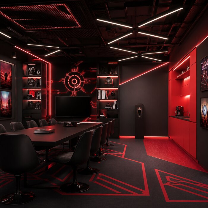 Дизайн парка виртуальной реальности Another World - 106 м²