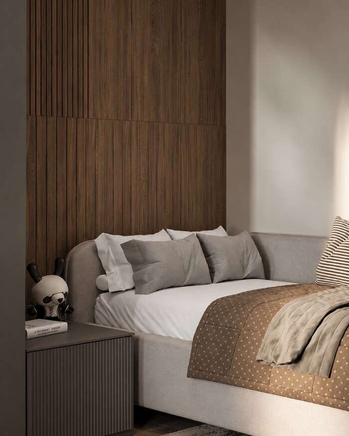 Дизайн интерьера квартиры в ЖК «Московский, 65» в стиле современный минимализм  - 181 м²