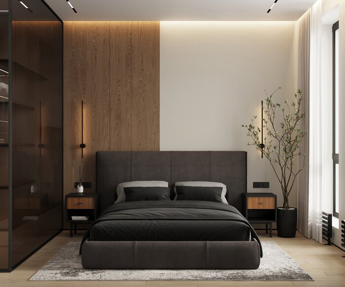 Яркий cовременный интерьер в  ЖК «Svetlana Park» - 80 м²