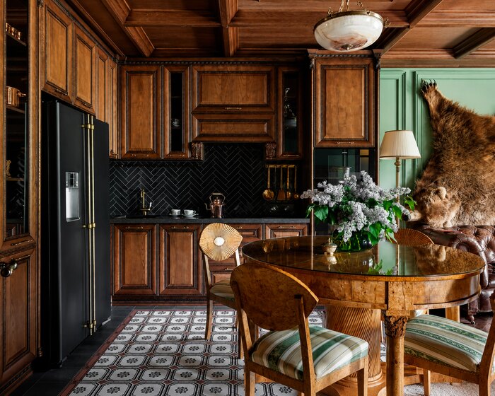 Реализованная квартира в стиле английская классика - 77 м²