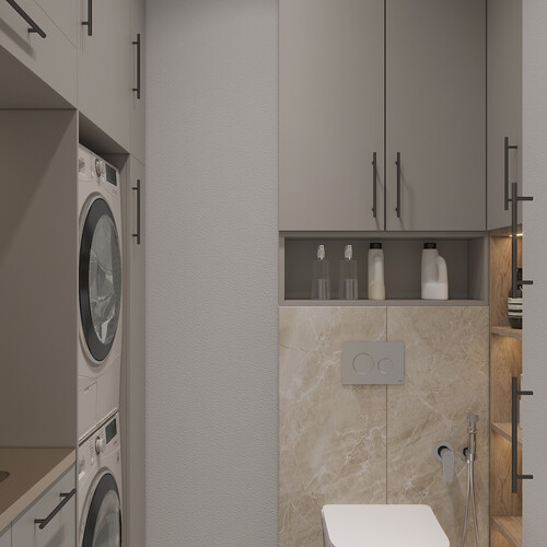 Гостевой санузел и прачечная