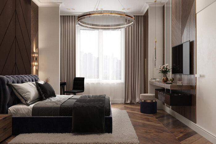 Использование естественного света в спальне