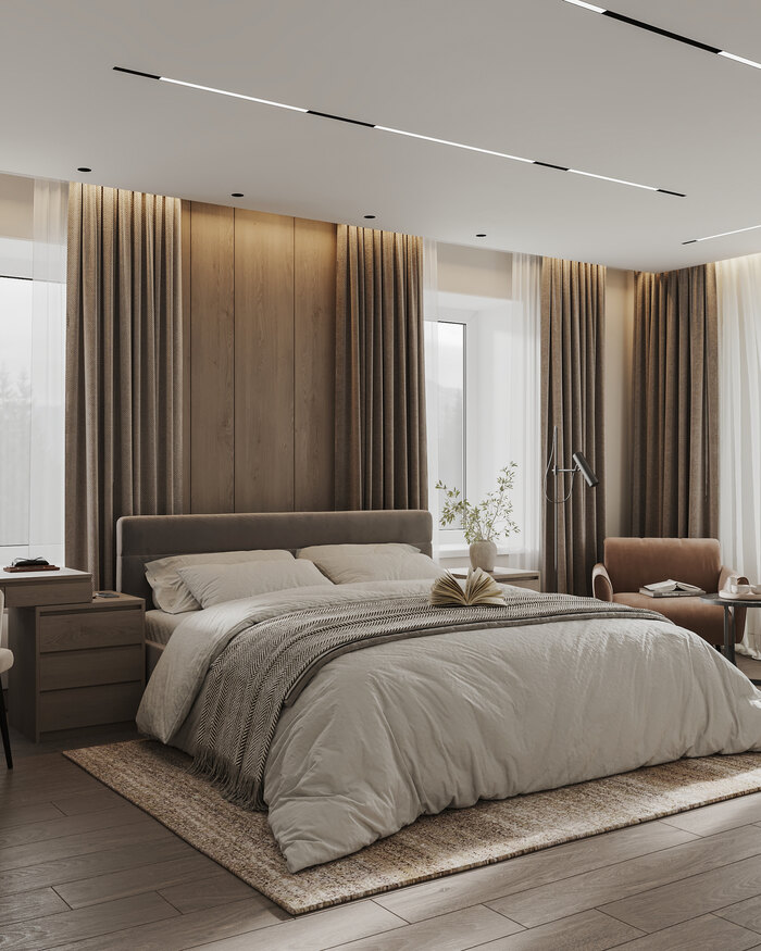 Современный стиль с элементами минимализма в Токсово - 60 м²