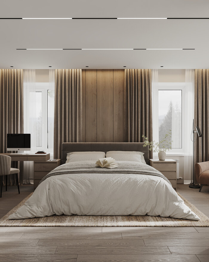 Современный стиль с элементами минимализма в Токсово - 60 м²