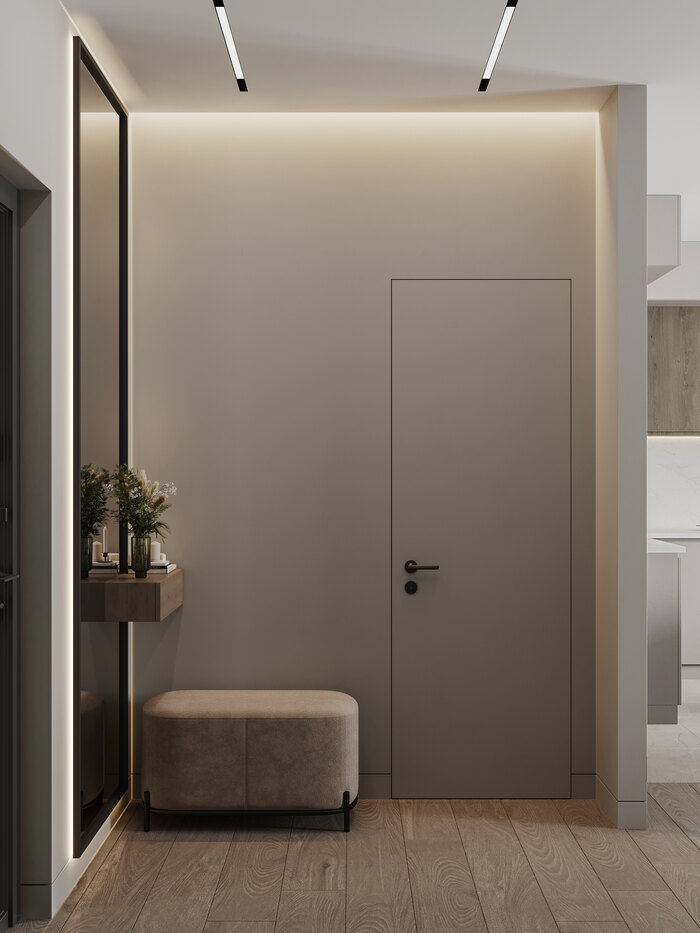 Современный стиль с элементами минимализма в Токсово - 60 м²