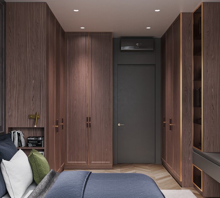 Дизайн проект квартиры в стиле современная классика в ЖК «Grand view» - 83 м2