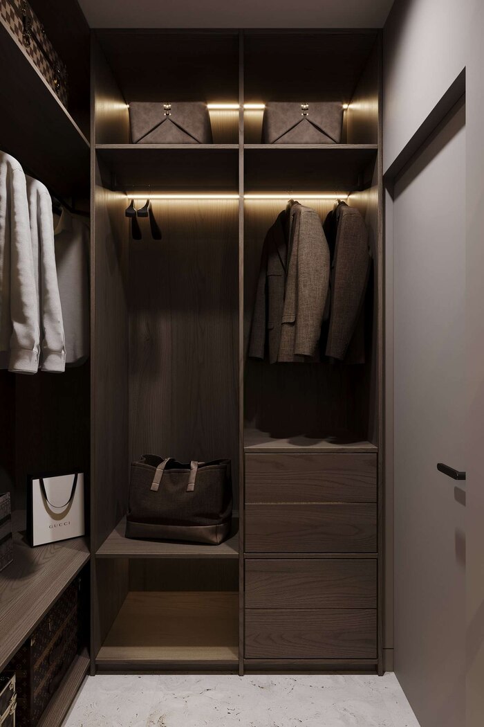 Компактная система хранения позволяет рационально использовать пространство