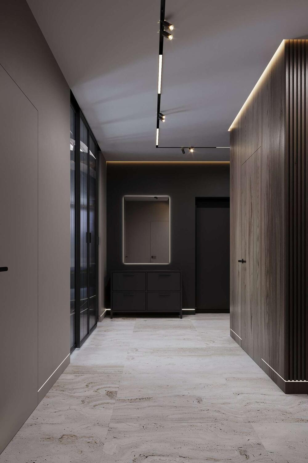 Лаконичный дизайн подчёркивает современные тенденции интерьера