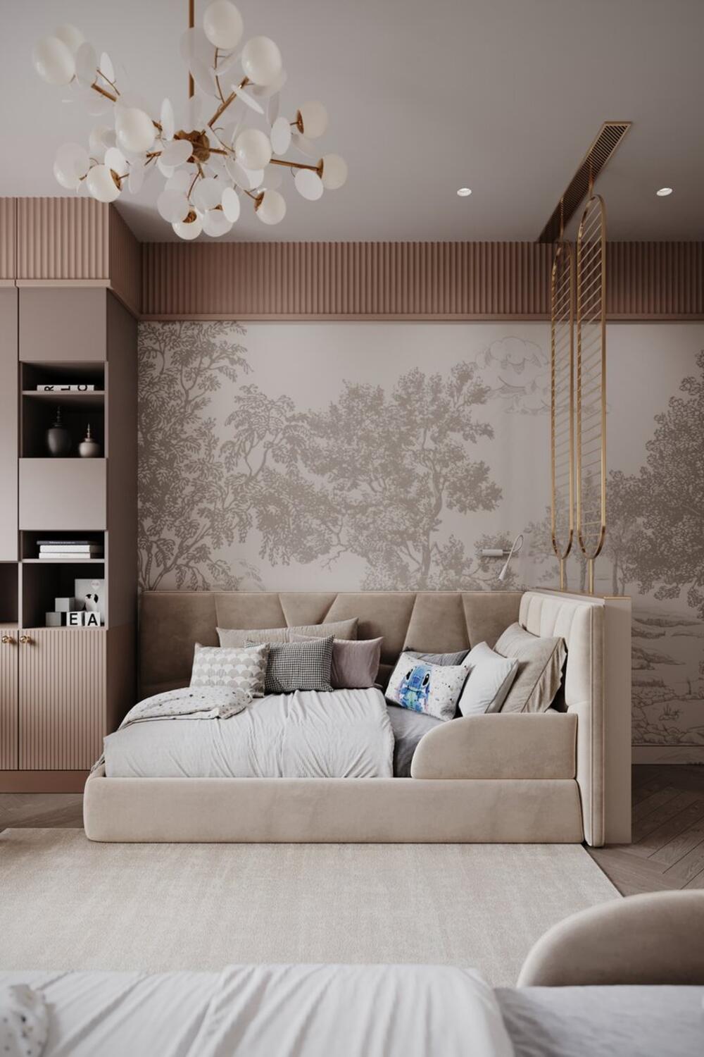 Светлая палитра и декоративные элементы