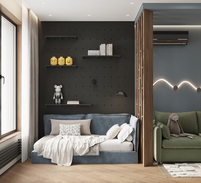Квартира в современном стиле с элементами минимализма в ЖК «Grand View» - 87 м²
