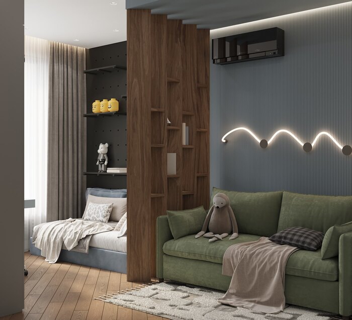 Квартира в современном стиле с элементами минимализма в ЖК «Grand View» - 87 м²