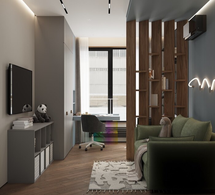 Квартира в современном стиле с элементами минимализма в ЖК «Grand View» - 87 м²