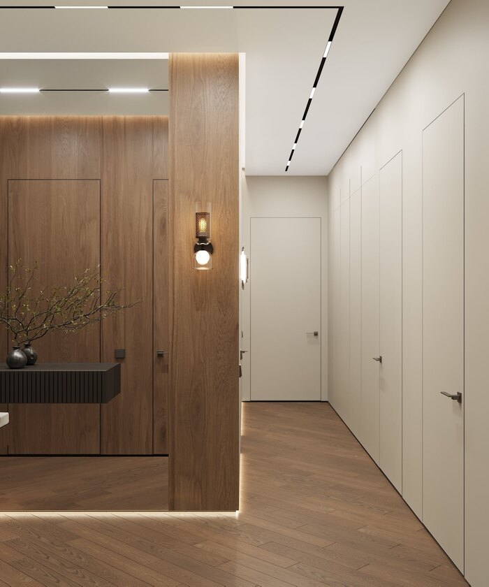 Квартира в современном стиле с элементами минимализма в ЖК «Grand View» - 87 м²