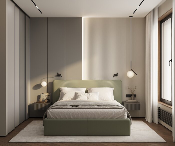 Квартира в современном стиле с элементами минимализма в ЖК «Grand View» - 87 м²