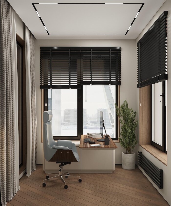 Квартира в современном стиле с элементами минимализма в ЖК «Grand View» - 87 м²