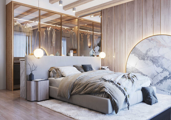 Современное шале в Охта-Парке - 180 м2