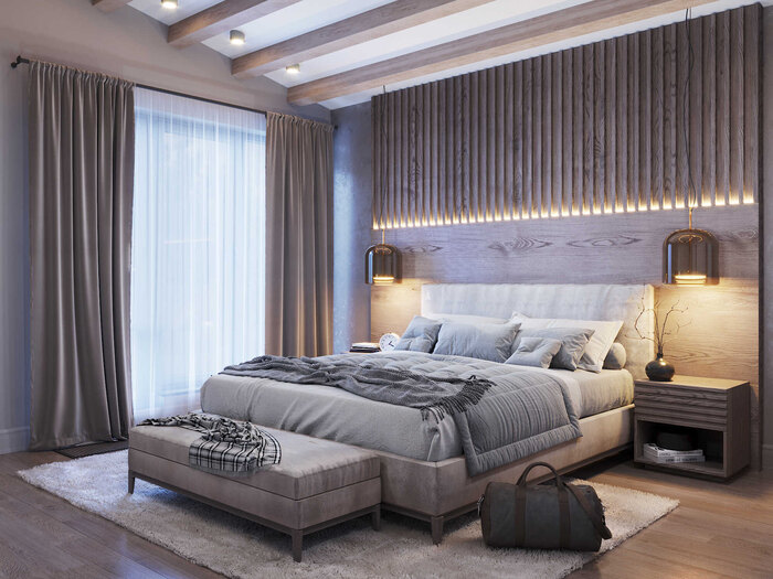 Современное шале в Охта-Парке - 180 м2
