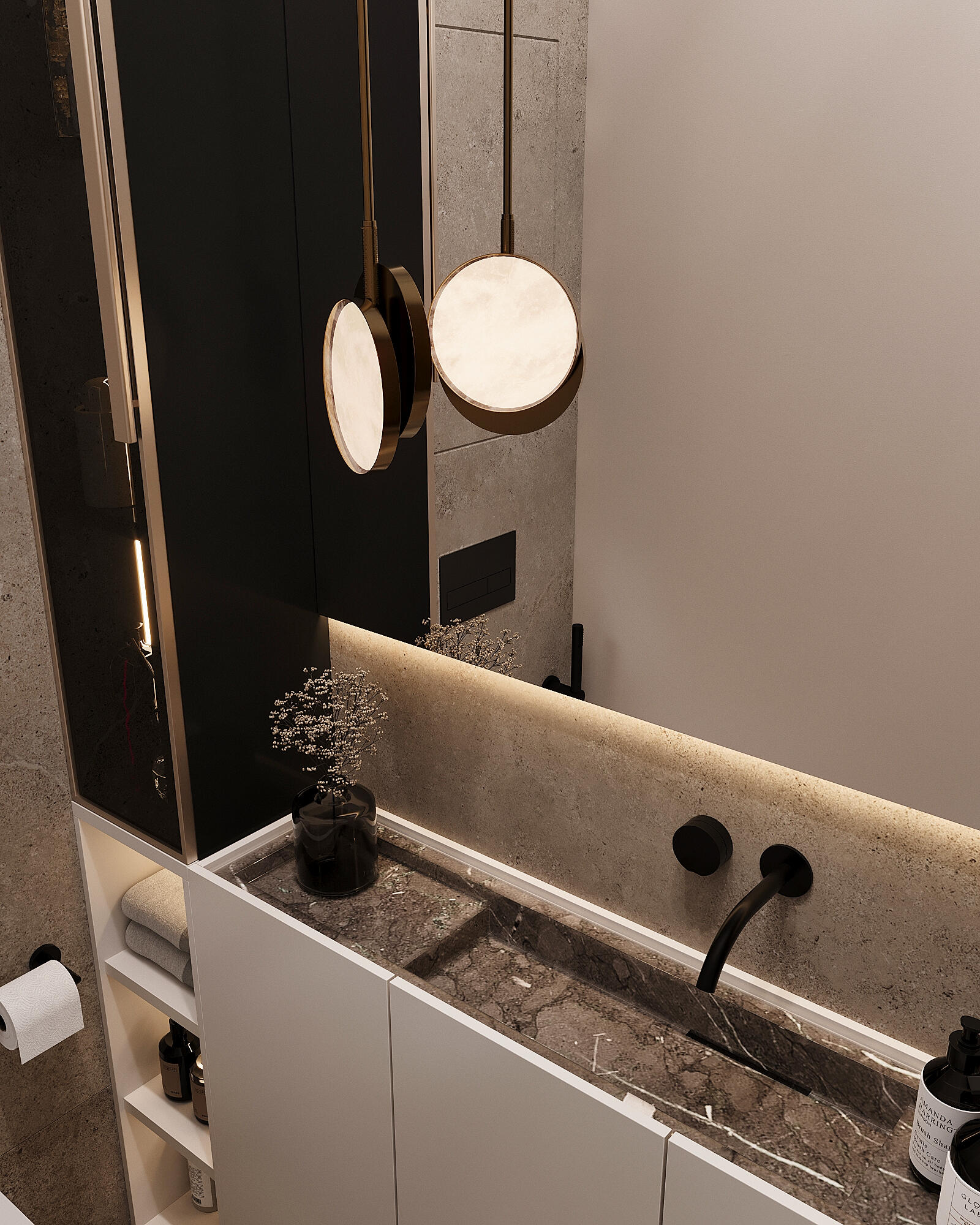 Дизайн-проект квартиры в ЖК «ONYX Deluxe (ОНИКС Делюкс)» в Москве: выразительный интерьер с элементами неоклассики