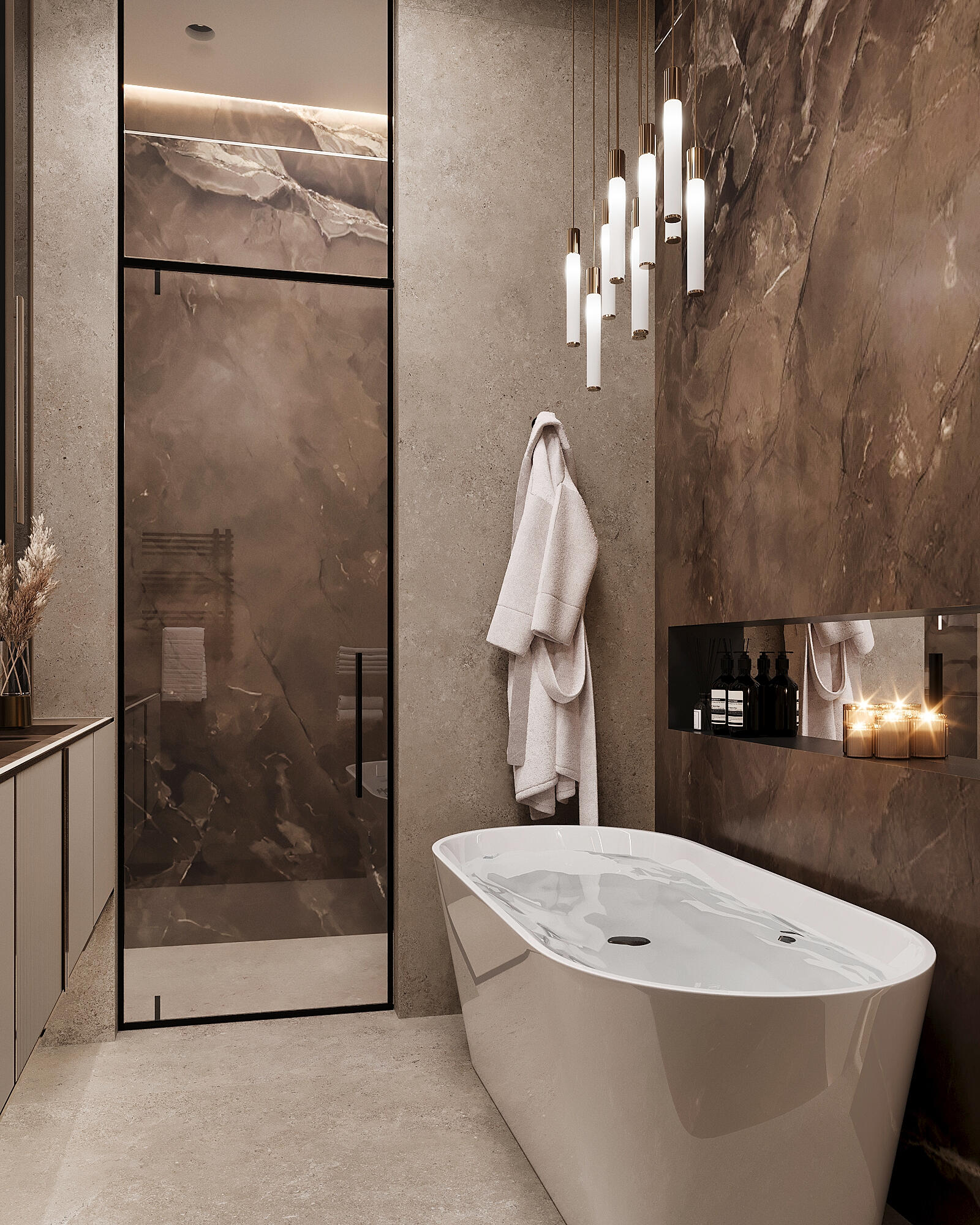 Дизайн-проект квартиры в ЖК «ONYX Deluxe (ОНИКС Делюкс)» в Москве: выразительный интерьер с элементами неоклассики