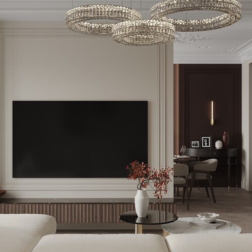 Гостиная и столовая