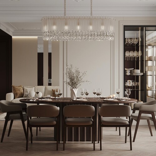 Гостиная и столовая