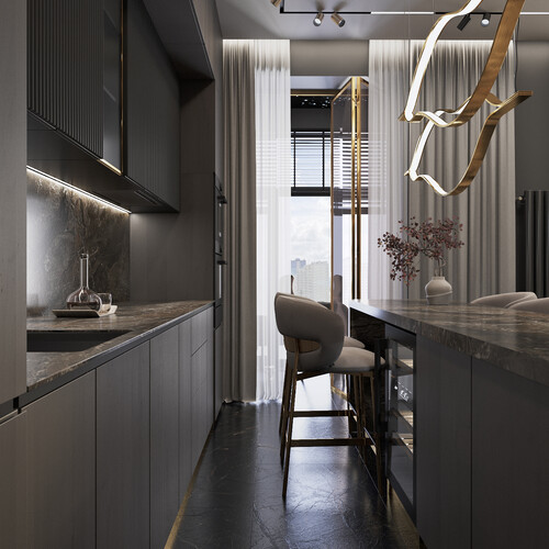 Кухня-гостиная