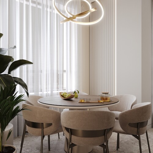 Лоджия с обеденной зоной