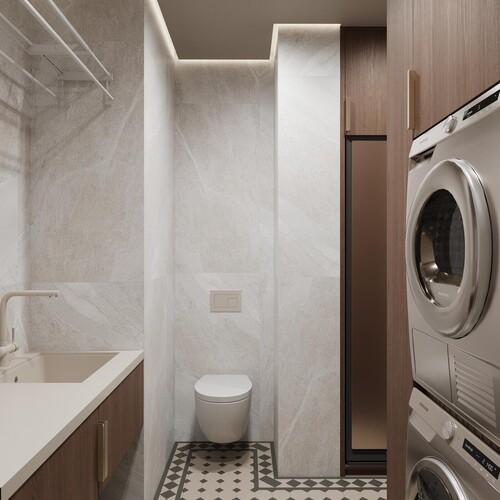 Гостевой санузел и постирочная